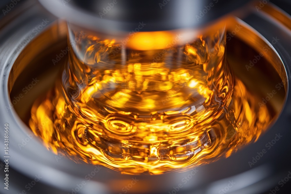 Captivating Reflections of Amber Liquid in High-Tech Glassware Showcase Science and Industry Fusion Captivating Reflections of Amber Liquid in High-Tech Glassware Showcase Science and Industry Fusion