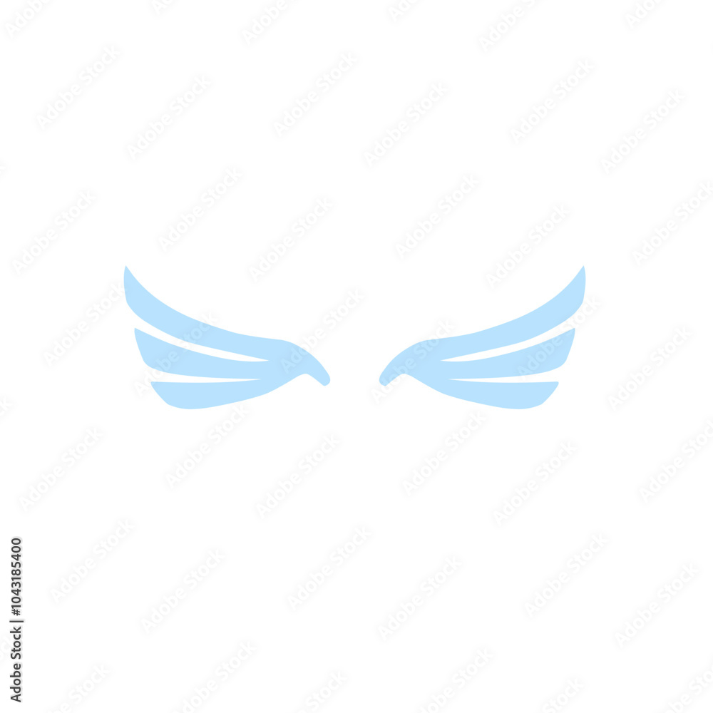 Fototapeta premium wings design logo icon