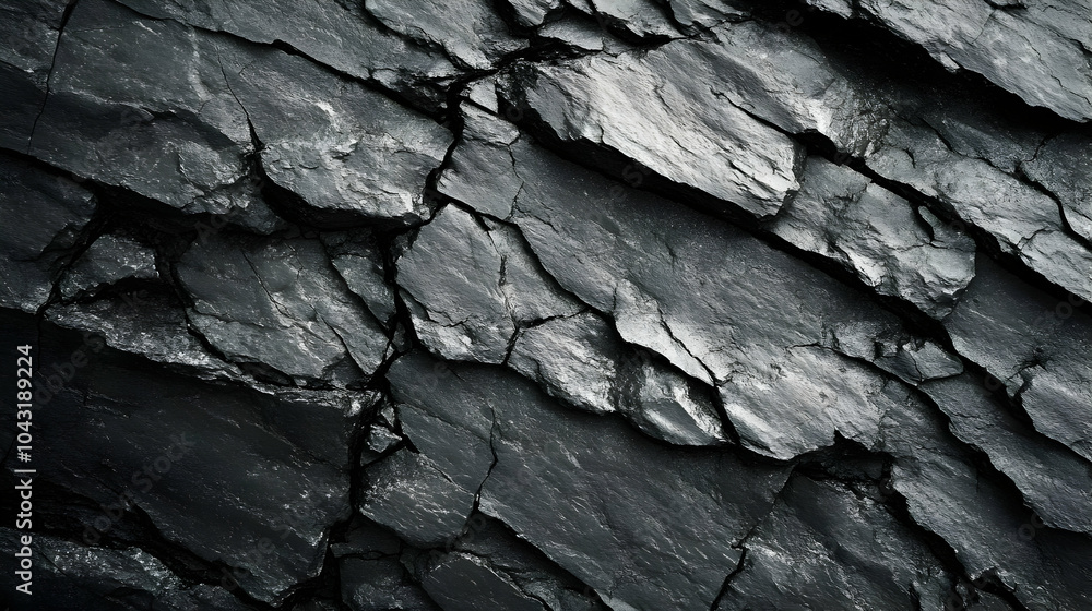 Dark Gray Cracked Stone Texture Background Dark Gray Cracked Stone Texture Background