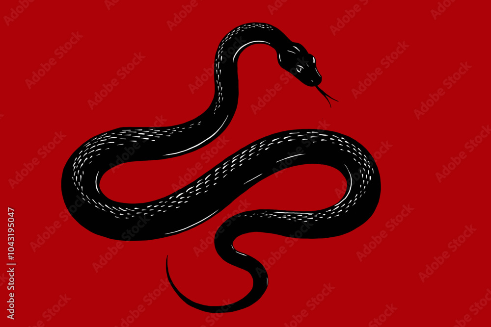 The black snake’s smooth curves reflect intelligence and adaptability. This bold design celebrates the powerful symbolism of the Snake in Chinese astrology. The black snake’s smooth curves reflect intelligence and adaptability. This bold design celebrates the powerful symbolism of the Snake in Chinese astrology.