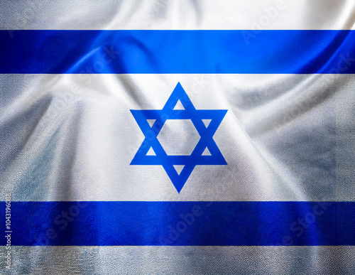 Obraz na płótnie Flagge des Staates Israel w salonie