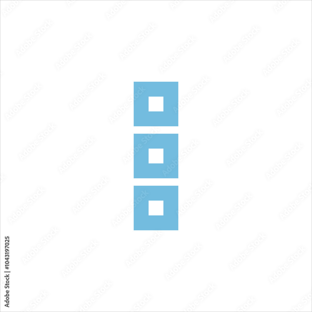 Show more square icon vector logo art illustration Show more square icon vector logo art illustration