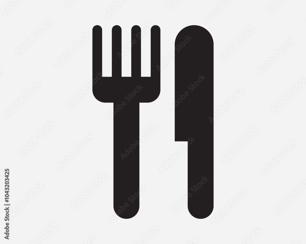 Fork Knife Kitchen Utensil Dinner Cutlery Food Restaurant Menu Cafe Canteen Breakfast Lunch Eat Dining Dine Sign Icon Shape Outline Black White Vector Fork Knife Kitchen Utensil Dinner Cutlery Food Restaurant Menu Cafe Canteen Breakfast Lunch Eat Dining Dine Sign Icon Shape Outline Black White Vector
