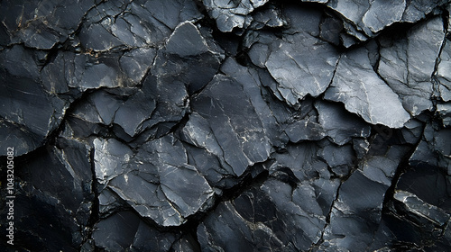 Dark Grey Rock Texture - Background