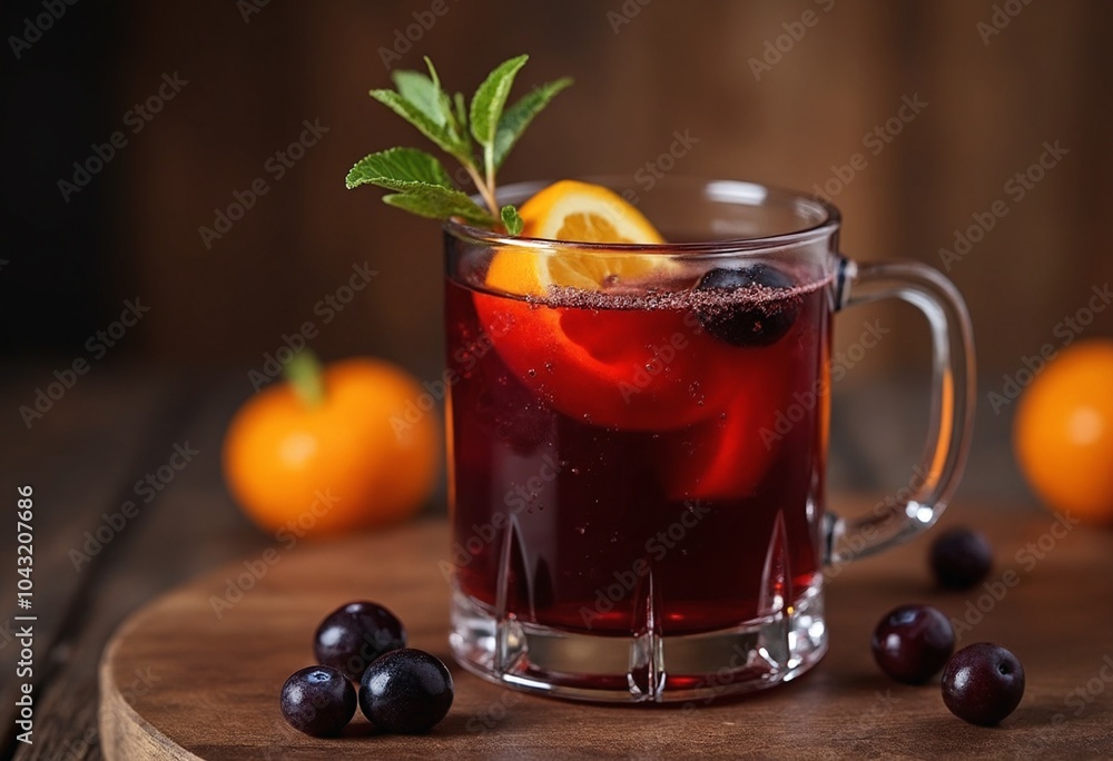 Professional food photography of a Mulled Wine Professional food photography of a Mulled Wine