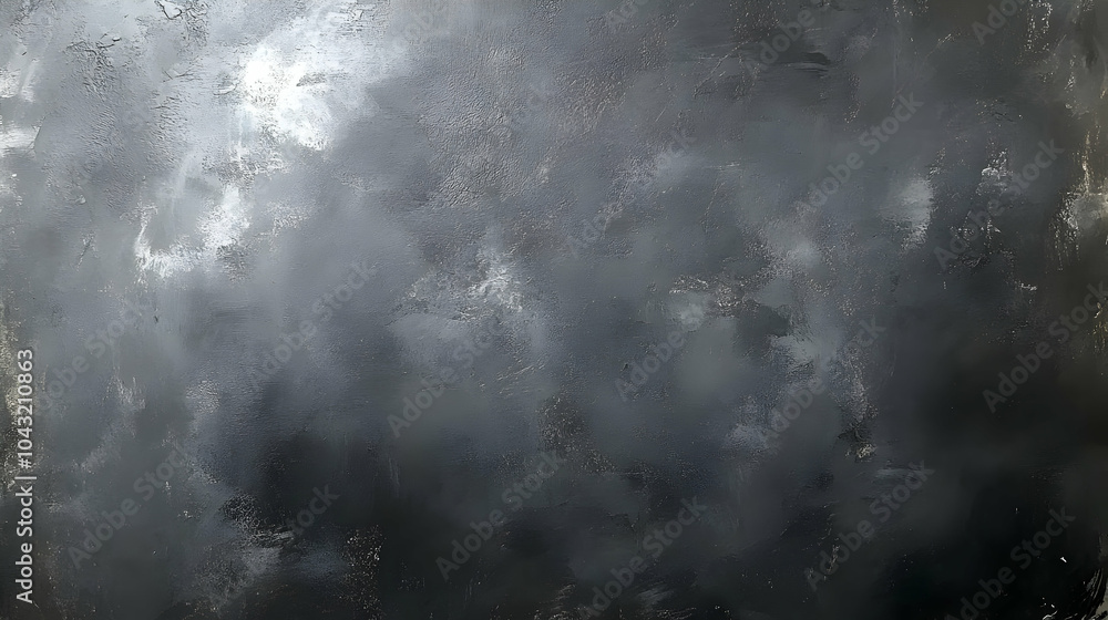 Dark Gray Abstract Background with White Splashes Dark Gray Abstract Background with White Splashes