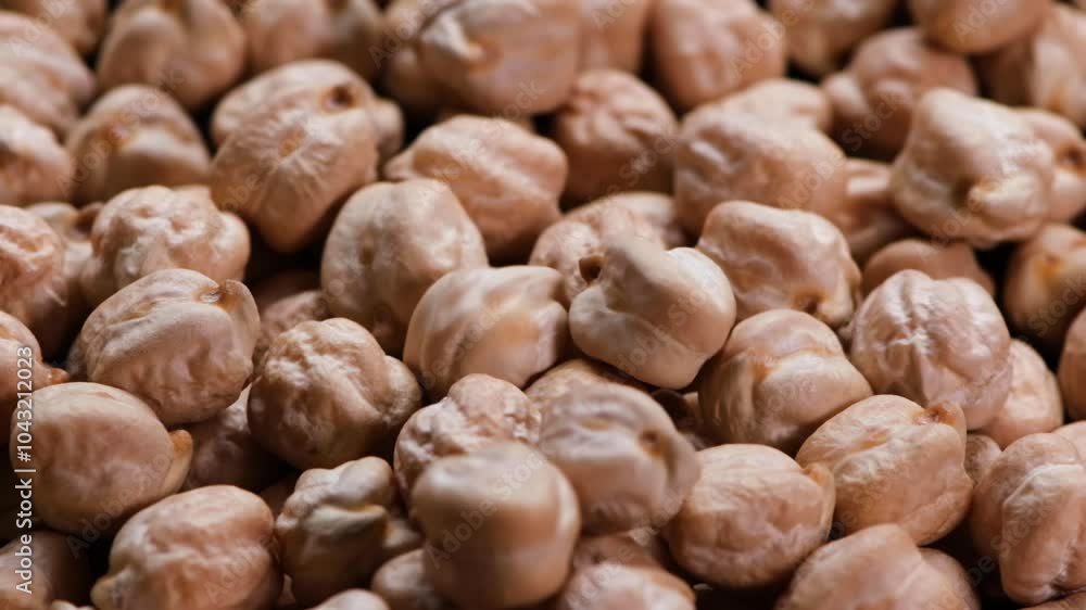 Slow motion of falling raw chickpeas. Raw food concept. Slow motion of falling raw chickpeas. Raw food concept.