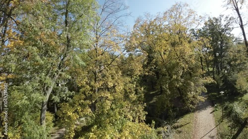 Experience the thrill of flying through a stunning autumn forest and along a picturesque river in this FPV drone video. The vibrant fall foliage and tranquil river create a breathtaking backdrop for