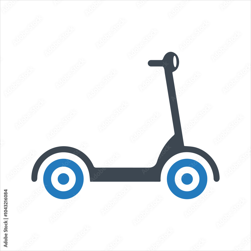 Kick scooter icon Kick scooter icon