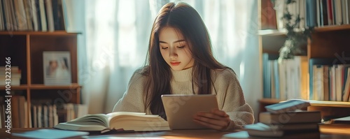 Focused Young Student Atten...