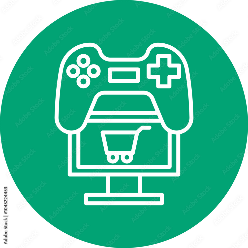 InGame Purchase line circle icon InGame Purchase line circle icon