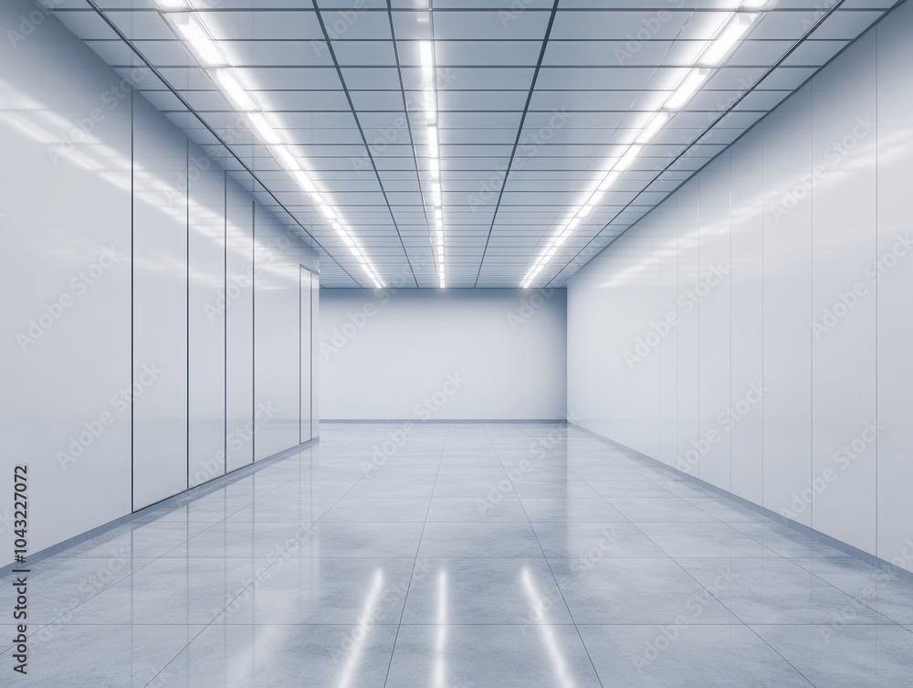 Empty Corridor. Empty Corridor.