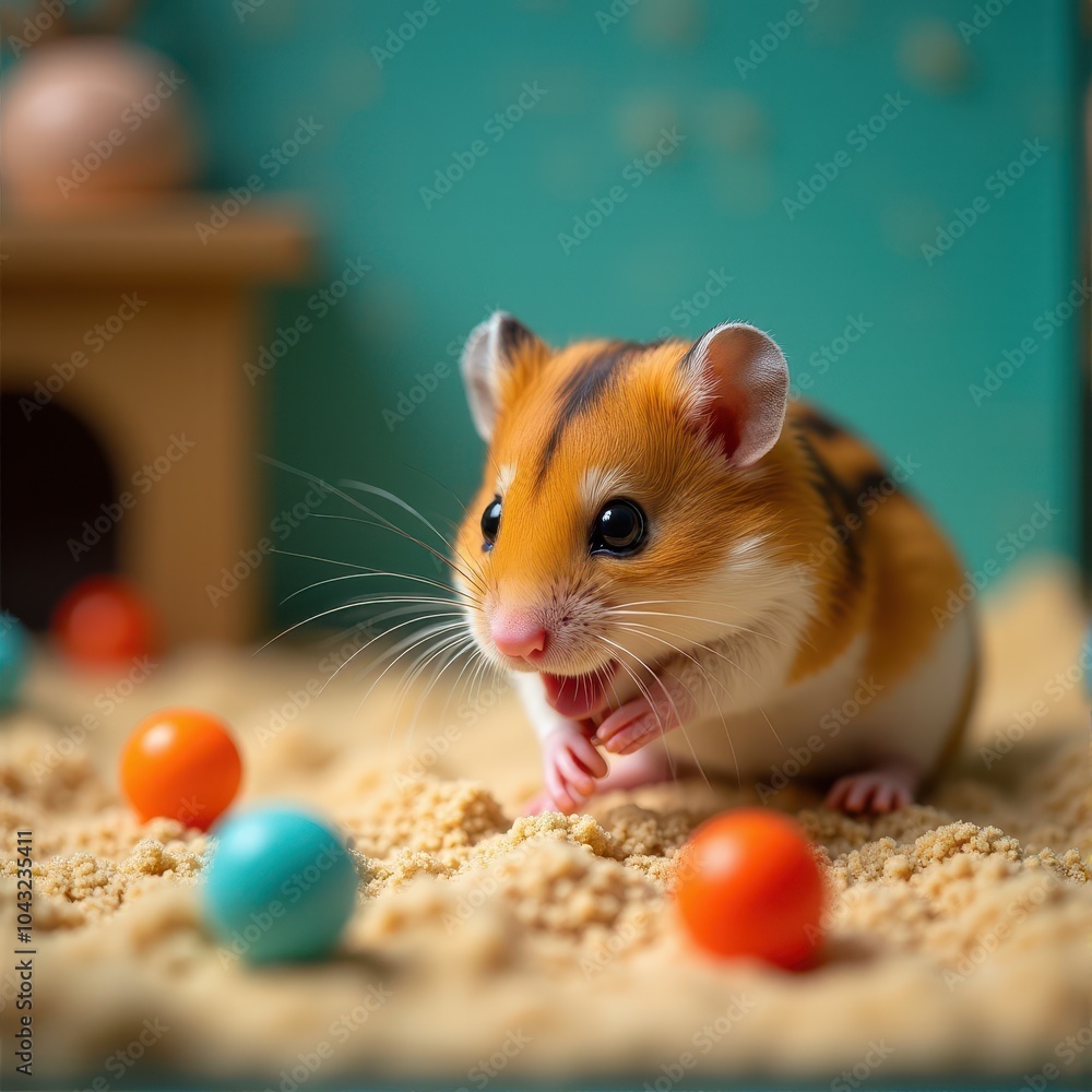 Captivating Gaze A Hamster Portrait Captivating Gaze A Hamster Portrait