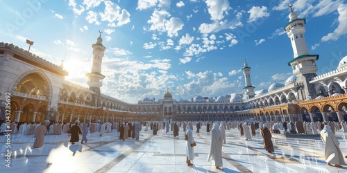 Majestic Mosque in Mecca: A Glimpse of Islamic Faith