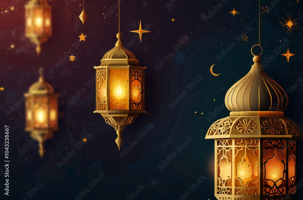 Fototapeta premium christmas lantern in the night