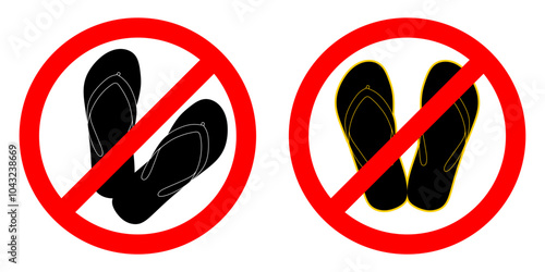 Do not use flip flop, flip flop is prohibited