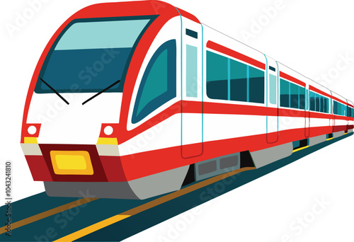 subway metro train vector illustration graphic design 