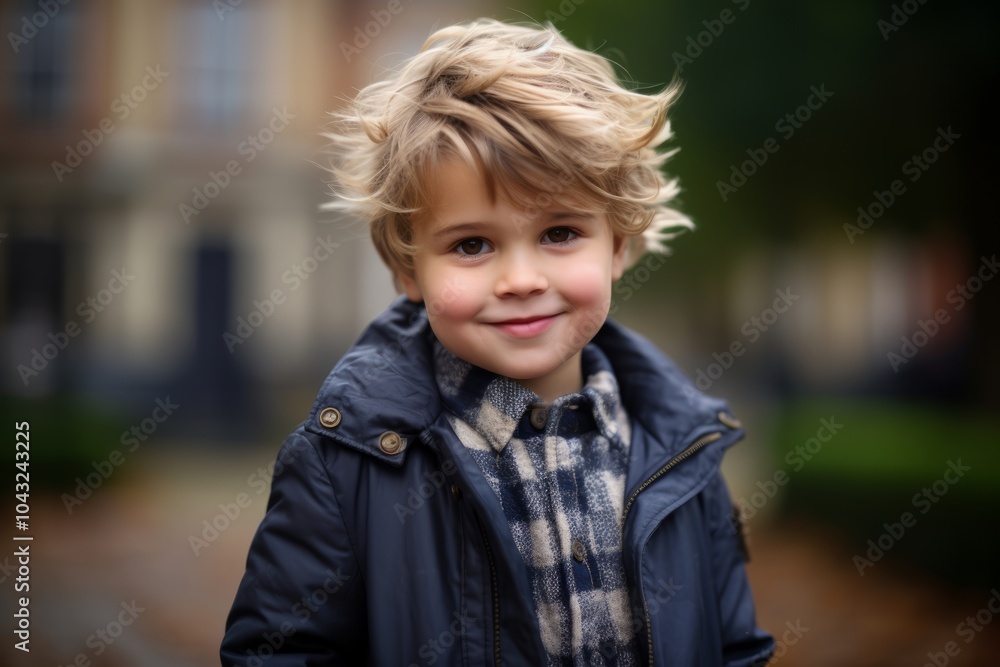 Portrait of a cute little boy with blond hair and blue eyes Portrait of a cute little boy with blond hair and blue eyes
