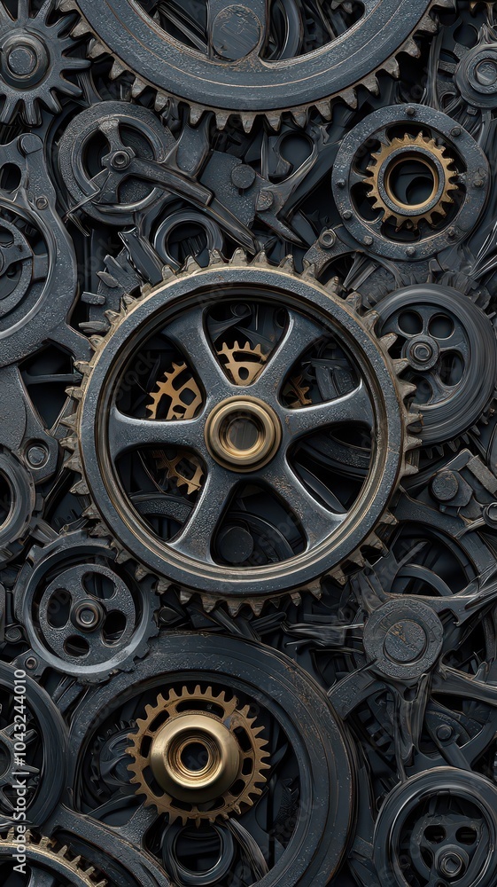 Flawless Precision: Automated Gear System in Action within Industrial Machinery Flawless Precision: Automated Gear System in Action within Industrial Machinery