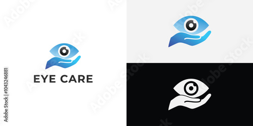 Eye Care, eye clinic Logo Design Template.