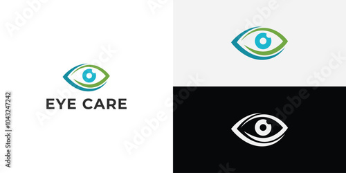 Eye Care, eye clinic Logo Design Template.