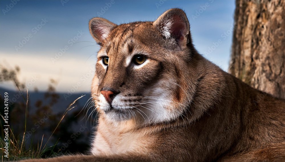 Obraz premium portrait of a big cat