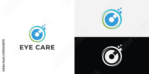 Eye Care, eye clinic Logo Design Template.