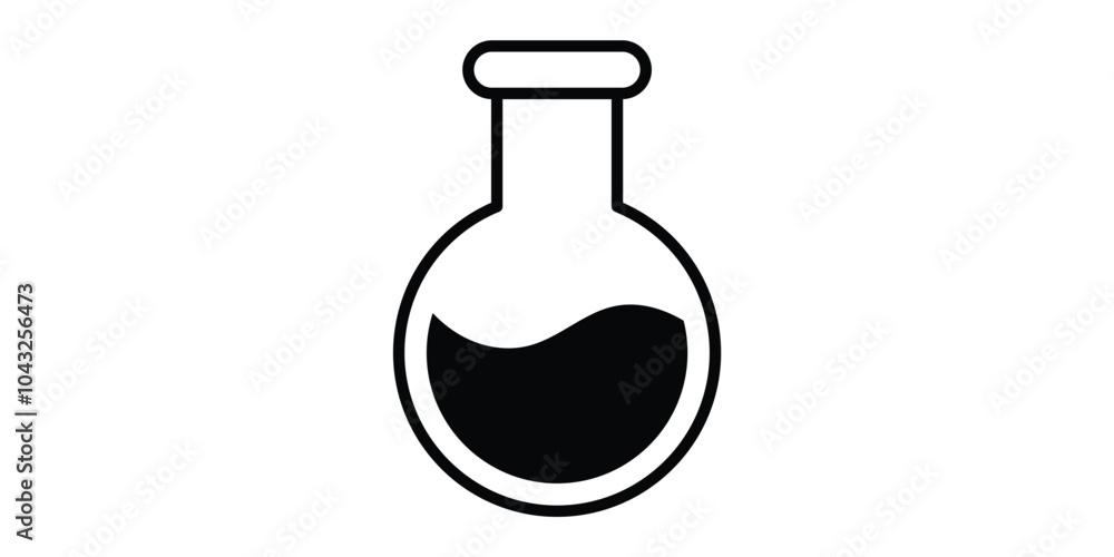 Laboratory beaker icon. Lab flask icon. Laboratory beaker icon. Lab flask icon.