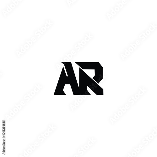 Free Download AR monogram logo design letter text name symbol monochrome logotype alphabet character simple logo - GFXLoad