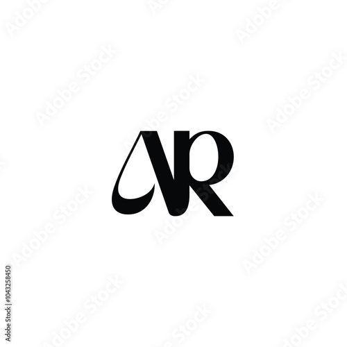 Free Download AR monogram logo design letter text name symbol monochrome logotype alphabet character simple logo - GFXLoad