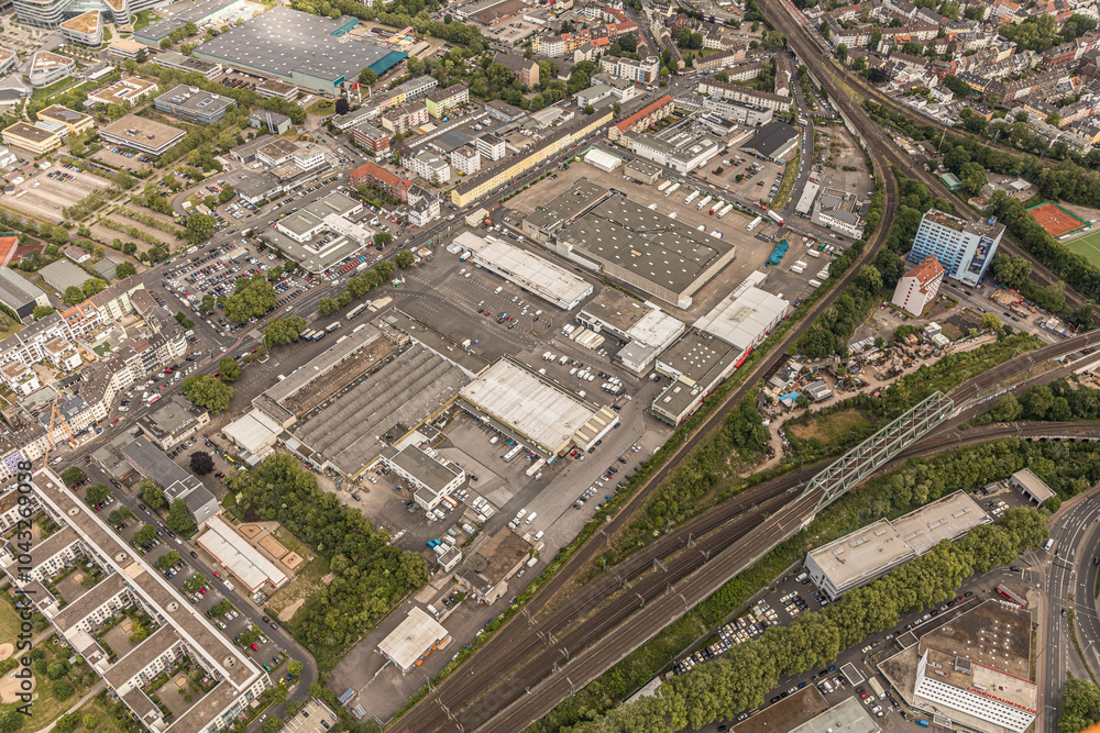 Naklejka premium Der alte Kölner Schlachthof im Stadtteil Neu Ehrenfeld.
