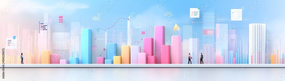 Modern Flat Design for Project Phases Interface Modern Flat Design for Project Phases Interface