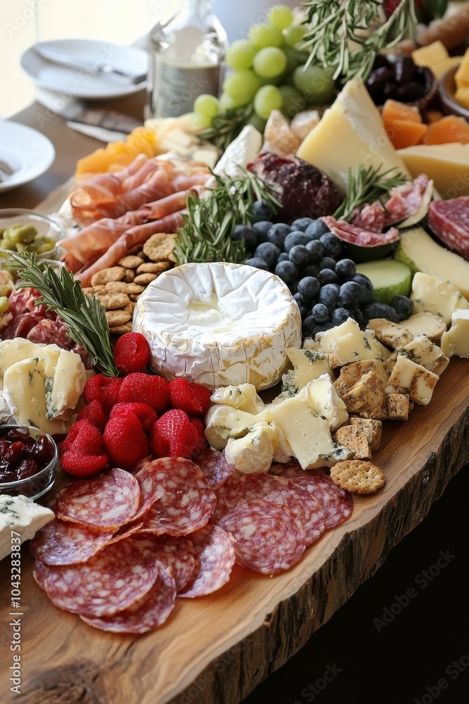 Gourmet Cheese and Charcuterie Board for Elegant Gatherings Gourmet Cheese and Charcuterie Board for Elegant Gatherings