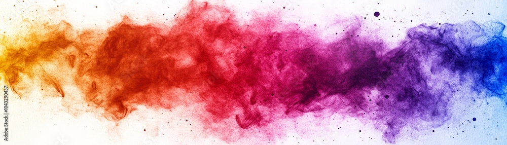 Fototapeta premium Vibrant Watercolor Abstract Illustration for Creative Projects