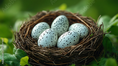 eggs in the nest