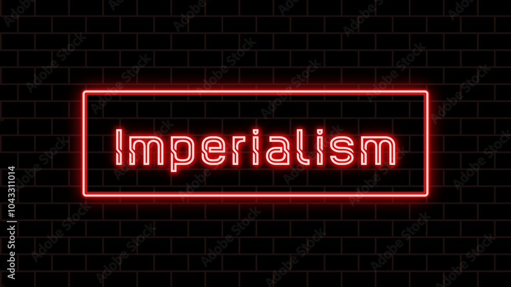 Imperialism のネオン文字 Imperialism のネオン文字