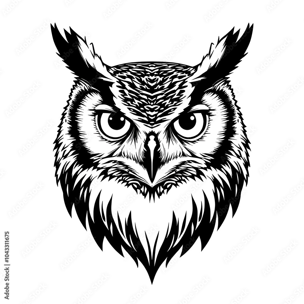 owl logo icon, sleek and sharp owl head logo in bold graphic style owl logo icon, sleek and sharp owl head logo in bold graphic style