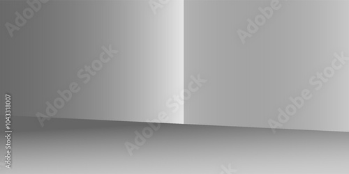 Abstract gray studio background for product presentation. Background for display products. Vector