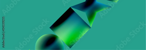 Fluid color geometric shapes abstract background. Vector Illustration For Wallpaper, Banner, Background, Card, Book Illustration, landing page