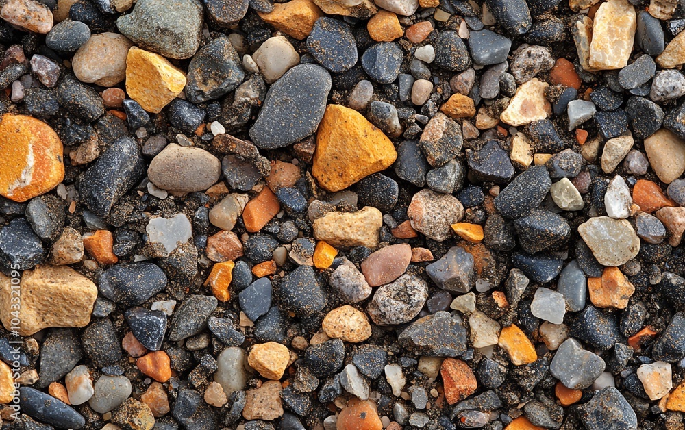 Extreme closeup of fertile soil texture with a mix of small pebbles, sand, and visible organic particles, nature photography in high resolution Extreme closeup of fertile soil texture with a mix of small pebbles, sand, and visible organic particles, nature photography in high resolution