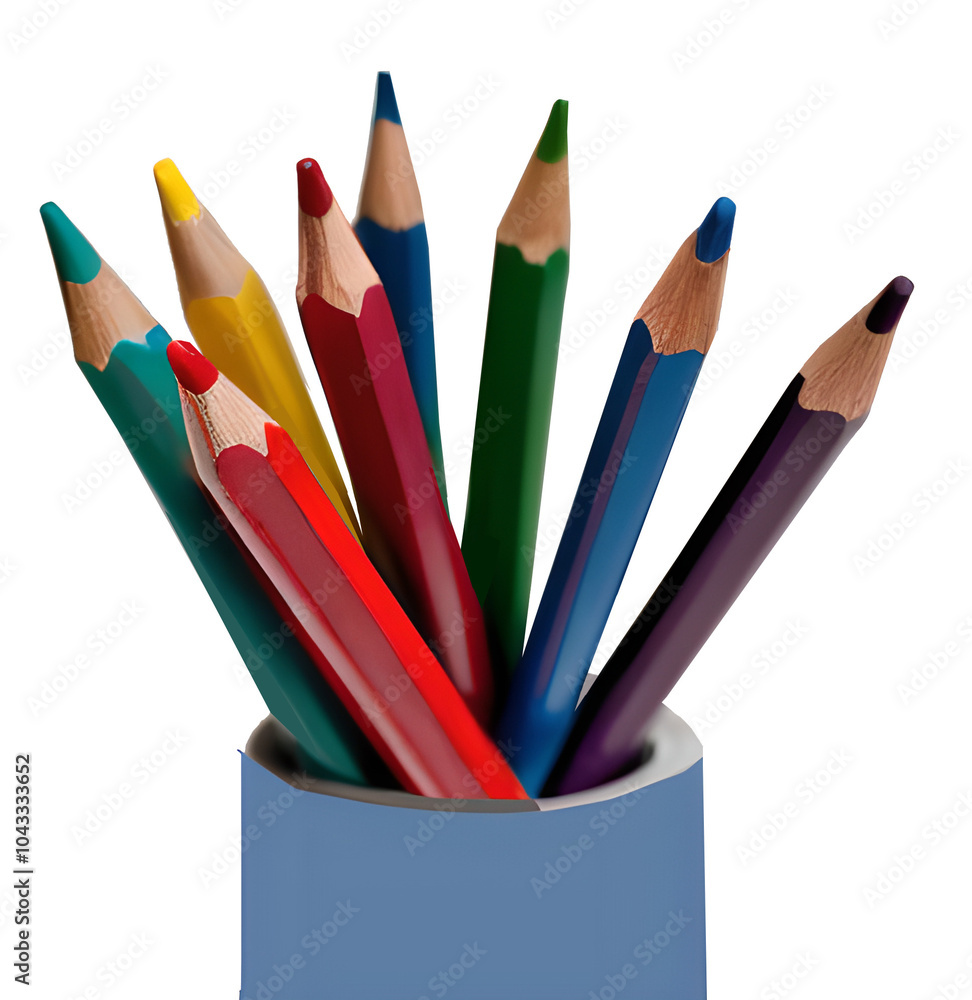 Fototapeta premium crayons de couleurs en bois.