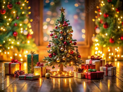 Enchanting Christmas Secret Santa Wish List in Tilt-Shift Style for Holiday Cheer