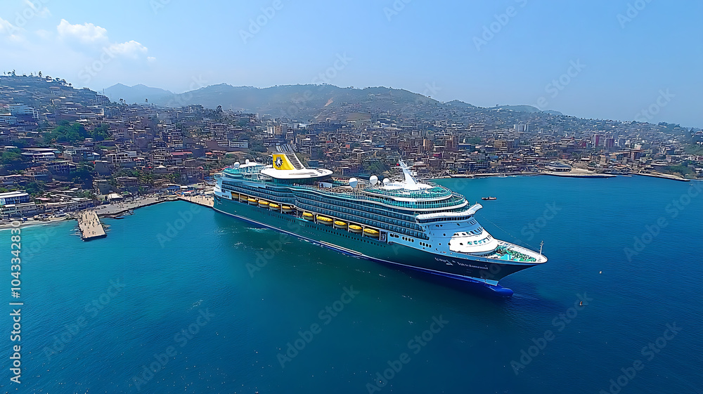 cruise ship in port