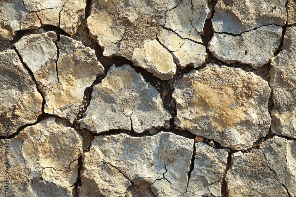 Flat desert ground texture, with cracks. Flat desert ground texture, with cracks.