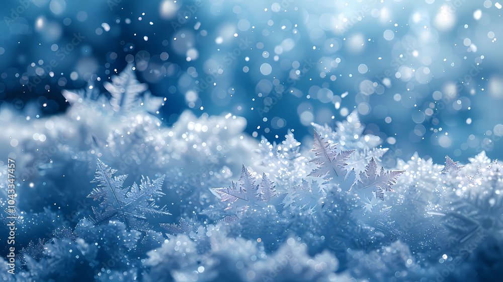 snow falling in the sky