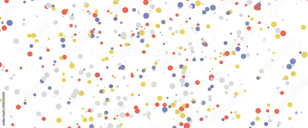 Colorful confetti on white background Colorful confetti on white background