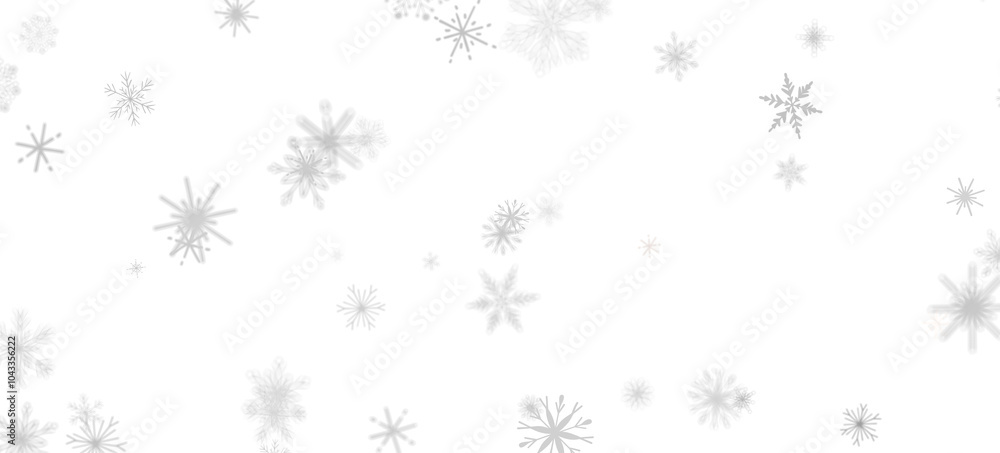 Frosty Snowfall: Mesmeric 3D Illustration Depicting Descending Holiday Snowflakes Frosty Snowfall: Mesmeric 3D Illustration Depicting Descending Holiday Snowflakes