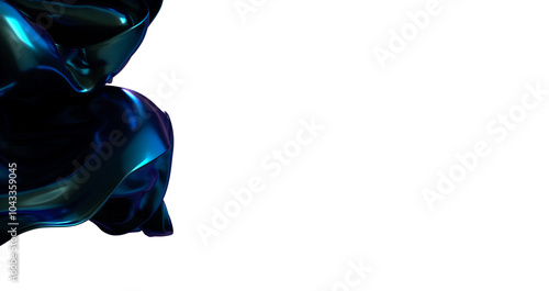 blue wave abstract backgrou...