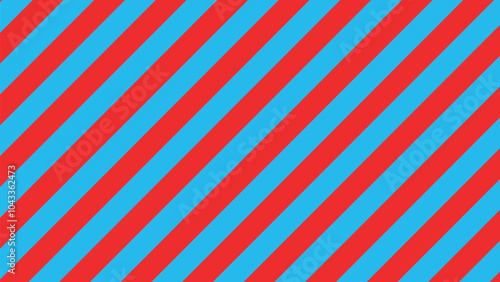 Linear endless pattern in Christmas colors. Two color lines. Red and blue background. Christmas colors in a stripe. Striped background