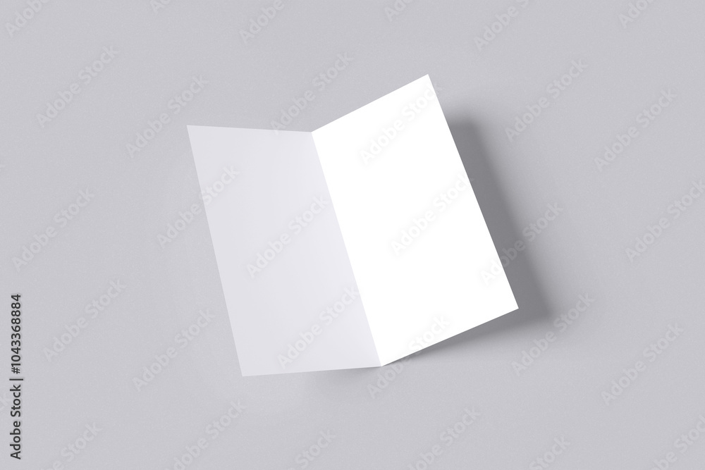 Naklejka premium Dl Bifold Mockup